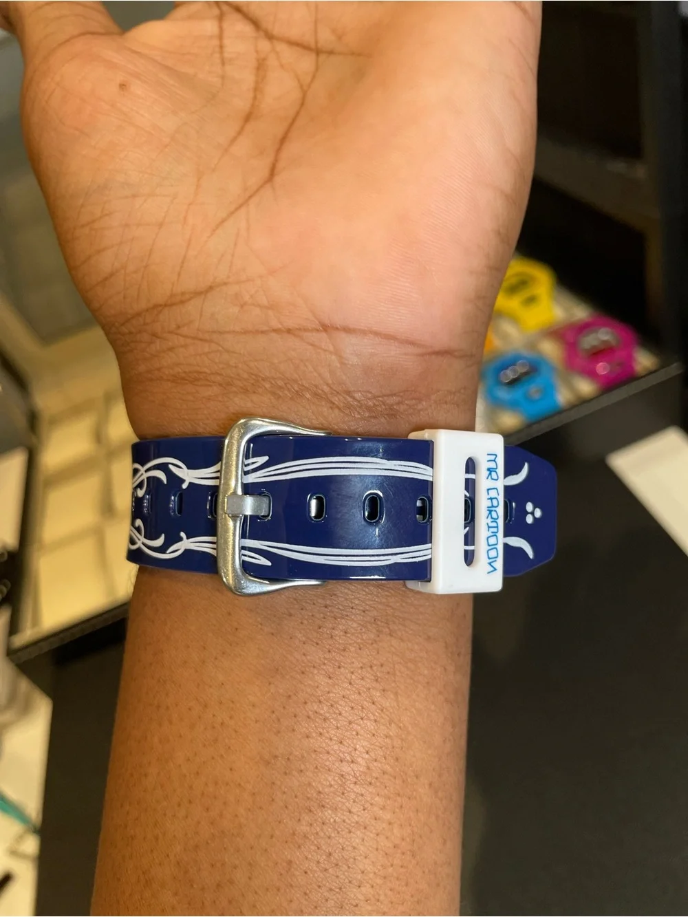 G-Shock “Mr. Cartoon” DW6900 - Navy Blue/Silver